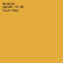 #E4AC3A - Tulip Tree Color Image